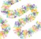 33FT Metallic Easter Tinsel Garland with Colorful Foil Twists and Confetti Accents – Perfect for Spring Decorations, Indoor or Outdoor Easter Parties, Doors, and Trees.
